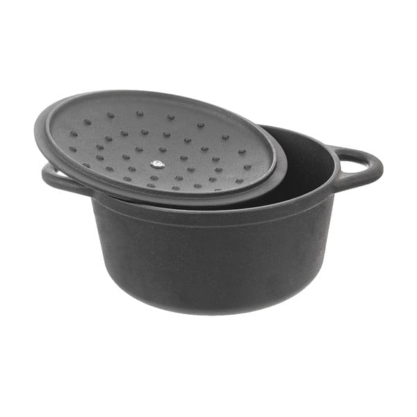 Pentola in ghisa con coperchio 2,7 l Litina - Orion-image-4