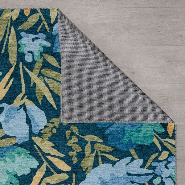 Tappeto lavabile blu 120x170 cm FOLD Alyssa - Flair Rugs-image-4
