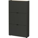 Scarpiera color antracite con ante ribaltabili 71x127x22 cm Ameca – Germania