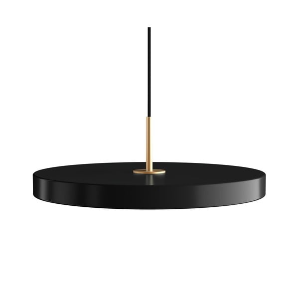 Apparecchio a sospensione LED nero con paralume in metallo ø 43 cm Asteria Medium - UMAGE