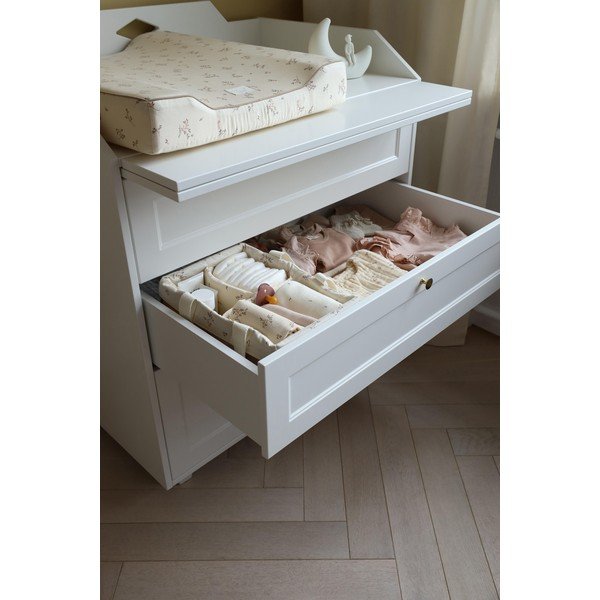 Credenza per bambini bianca con fasciatoio 88x102x60 cm Luca – Cam Cam Copenhagen-image-2