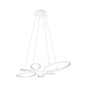 Apparecchio a sospensione a LED bianco Fly - Trio