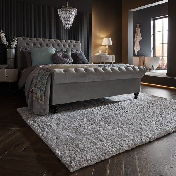 Tappeto grigio chiaro 120x170 cm - Flair Rugs-image-2