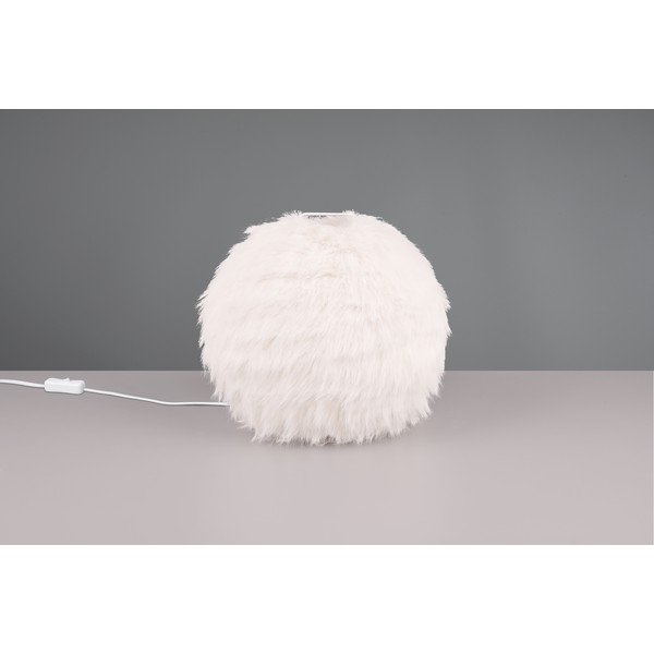 Lampada da tavolo color crema (altezza 24 cm) Furry - Reality-image-2