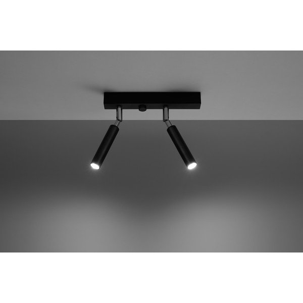Apparecchio da soffitto nero Tiden - Sollux-image-1