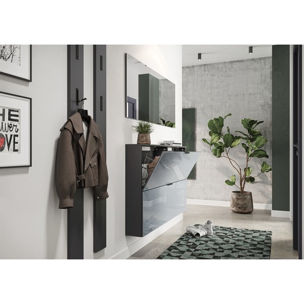 Scarpiera grigia con cerniera/cerniera Valega - Germania-image-4