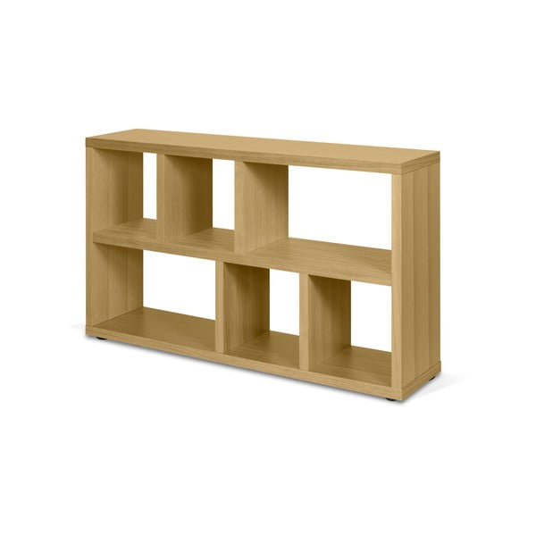 Libreria color legno effetto rovere 150x83 cm Berlin - TemaHome-image-3