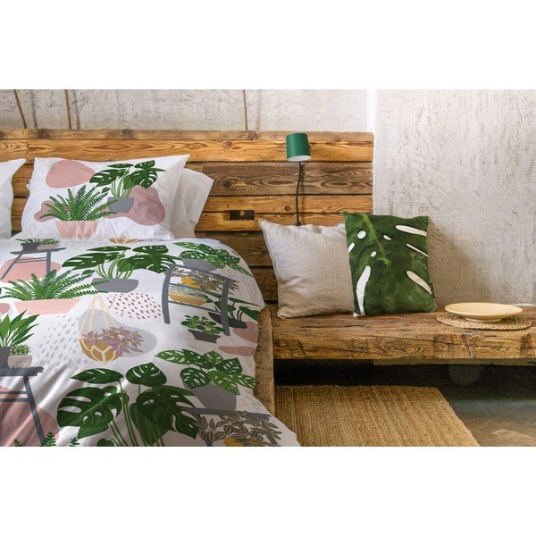 Biancheria da letto in cotone sateen , 140 x 200 cm Green Home - Butter Kings-image-1