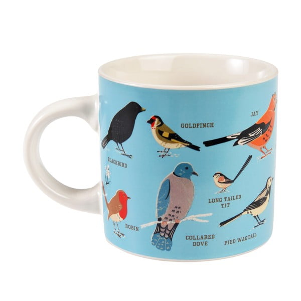 Tazza blu/color crema in ceramica 350 ml Garden Birds – Rex London-image-2