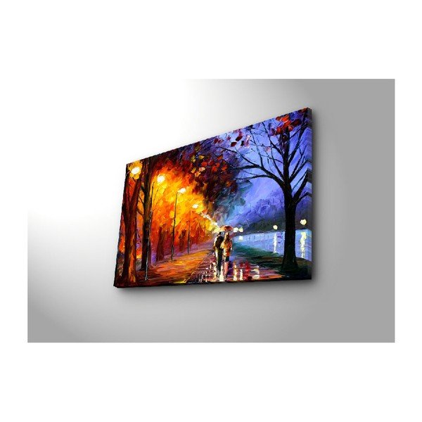 Pittura su tela Passeggiata d'autunno, 70 x 45 cm - Wallity-image-3