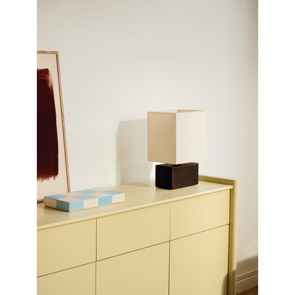 Credenza giallo chiaro 160x91x46 cm Rali – noo.ma-image-2