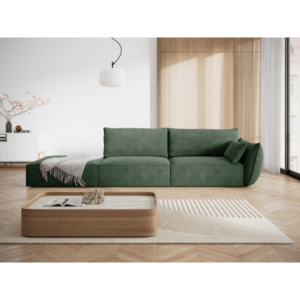 Divano angolare verde scuro Vanda - Mazzini Sofas-image-1