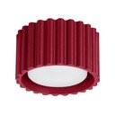 Faretto burgundy in metallo ø 10 cm Zora – Sollux