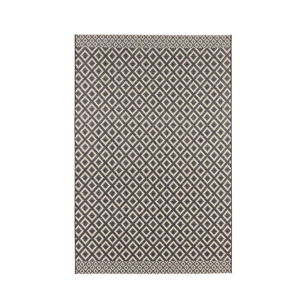 Tappeto nero e beige Minnia, 130 x 190 cm - Zala Living