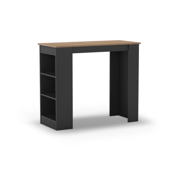 Tavolo da bar con piano in rovere 47x120 cm Peru - Marckeric