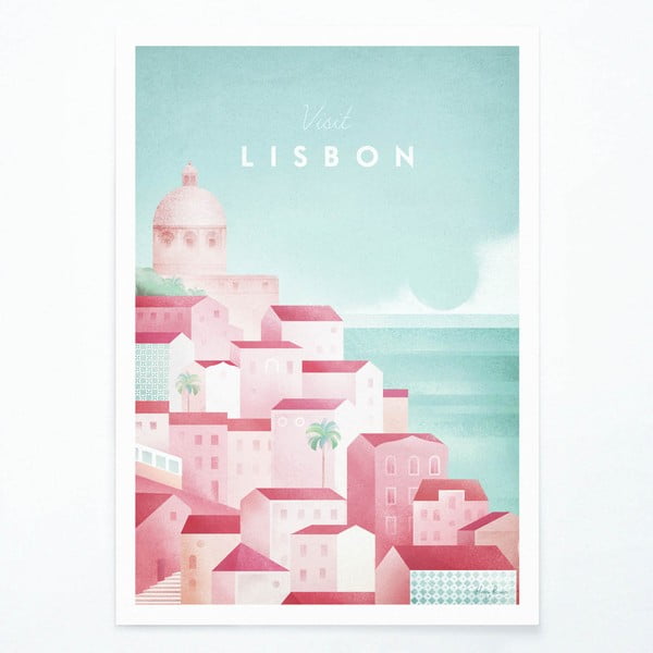 Poster , 30 x 40 cm Lisbon - Travelposter