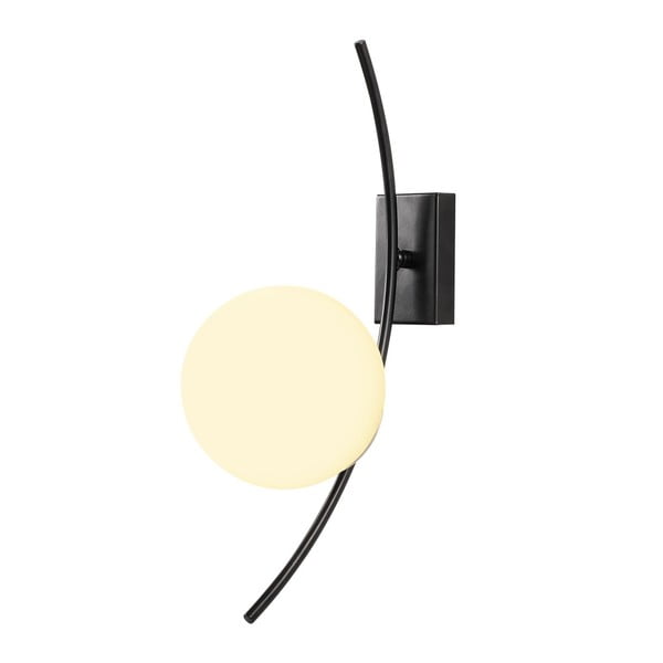 Lampada da parete bianca/nera Hilal – Opviq lights-image-1