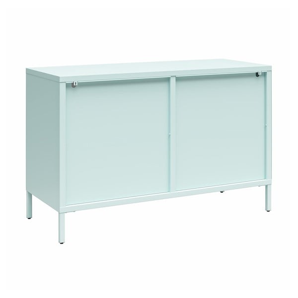 Vetrina in metallo azzurra 100x64x40 cm Luna - Støraa-image-4