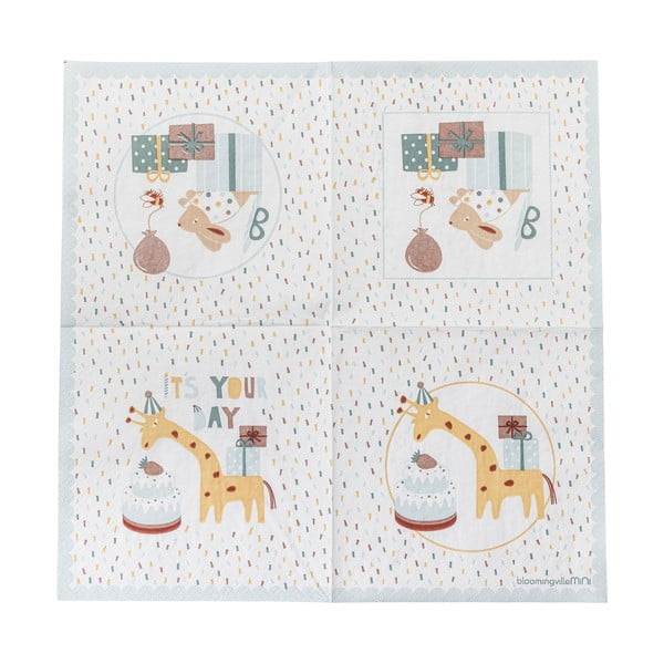 Set di tovaglioli in carta 20 pz 33x33 cm Celebrate – Bloomingville Mini