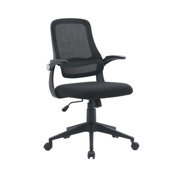 Sedia da ufficio nera in imbottito Gilmore – Yes Everyday