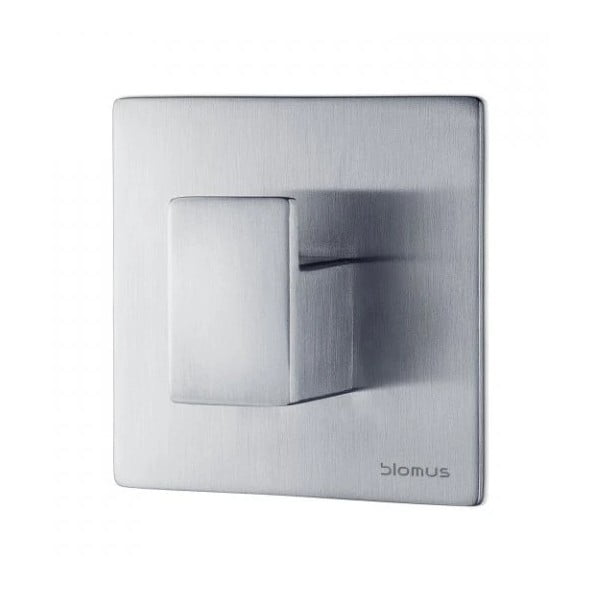 Gancio da parete/senza foratura color argento opaco in acciaio inox Menoto – Blomus
