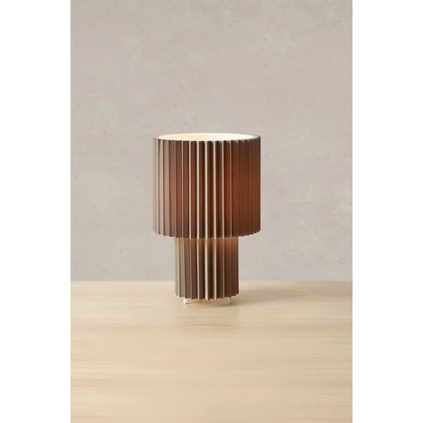 Lampada da tavolo grigia con paralume in tessuto (altezza totale 32 cm) Catis – Markslöjd-image-2