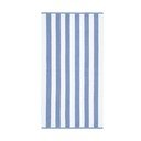 Telo da bagno in cotone blu e bianco 90x140 cm Stripe Jacquard - Bianca