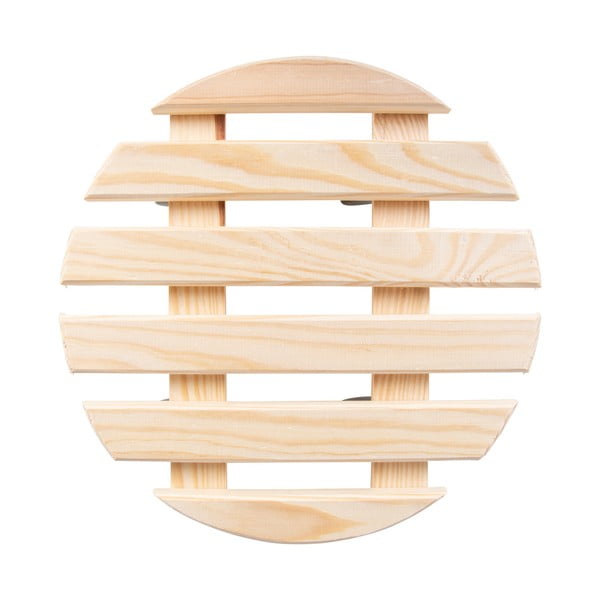 Supporto rotante per vaso in legno ø 29 cm (altezza totale 8 cm) Indoor & Outdoor – Esschert Design-image-2