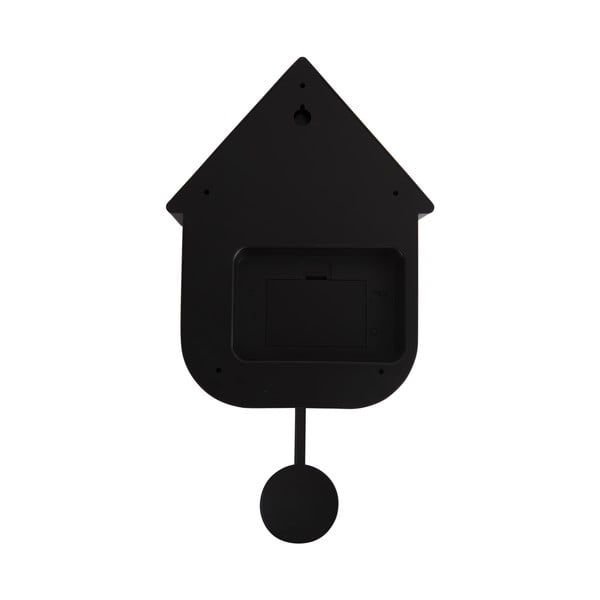 Orologio da parete nero , 21,5 x 41,5 cm Modern Cuckoo - Karlsson-image-3