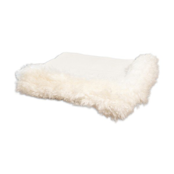 Coperta di lino e pelliccia 140x180 cm - Native Natural