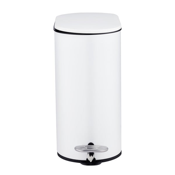 Cestino per la spazzatura bianco opaco in acciaio con pedale 5 l Collungo – Wenko-image-4