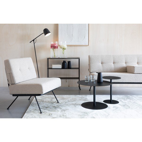 Divano crema 135 cm Bowie - Zuiver-image-1