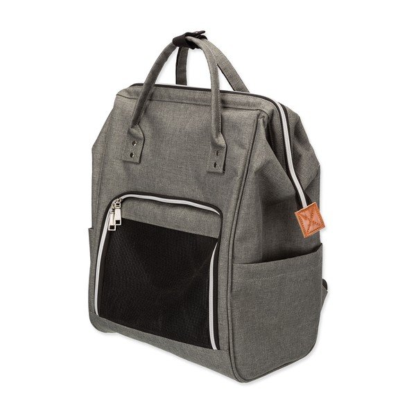 Zaino grigio per animali domestici 22x32 cm Trixie Ava – Plaček Pet Products