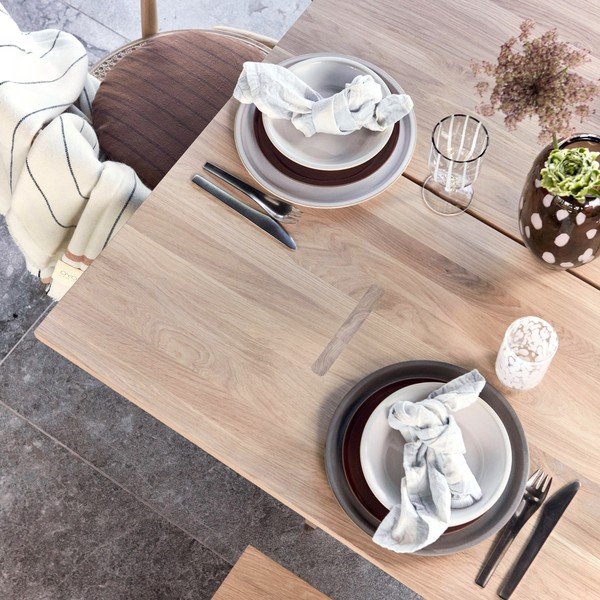 Set di piatti color terracotta in terracotta 2 pz ø 22 cm Yuka – OYOY Living Design-image-3