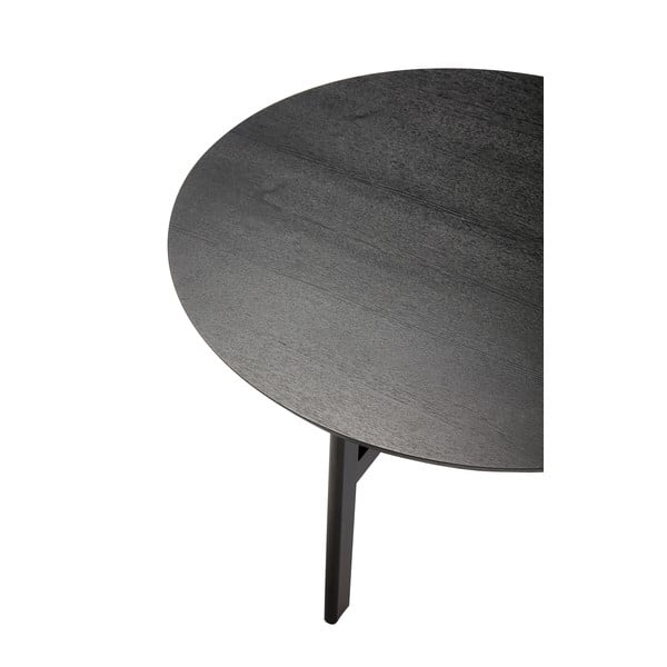 Tavolino da caffè rotondo nero ø 80 cm Fjord - Hübsch-image-4