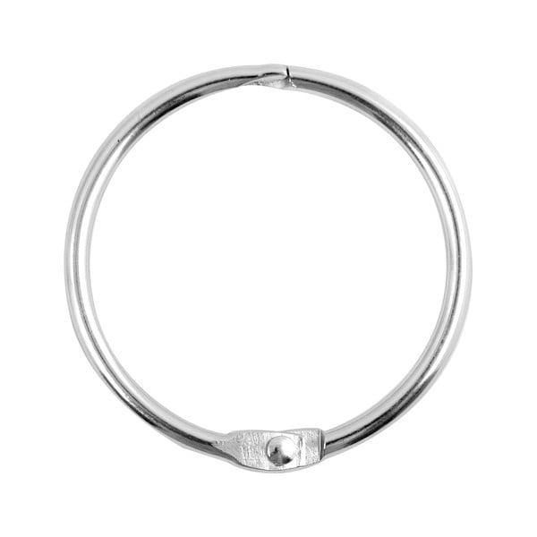 Set di anelli per tenda doccia color argento opaco 12 pz Ringo Small – Spirella