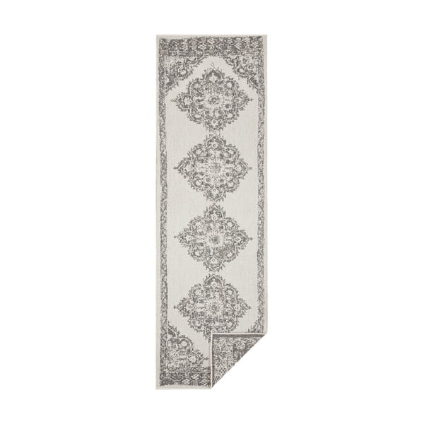 Tappeto da esterno grigio e crema , 80 x 350 cm Cofete - NORTHRUGS