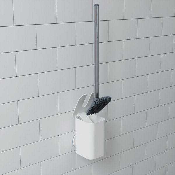Scopino in plastica autoportante bianco Flex - Umbra-image-2