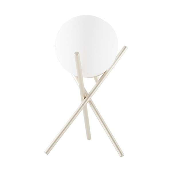 Lampada da tavolo bianca con paralume in vetro, altezza 33 cm Erik - Westwing Collection