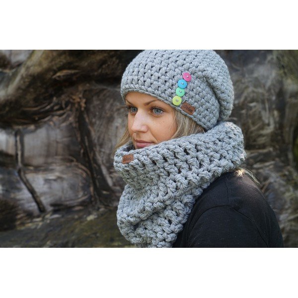 Cappello lavorato a mano all'uncinetto Luce - DOKE-image-2