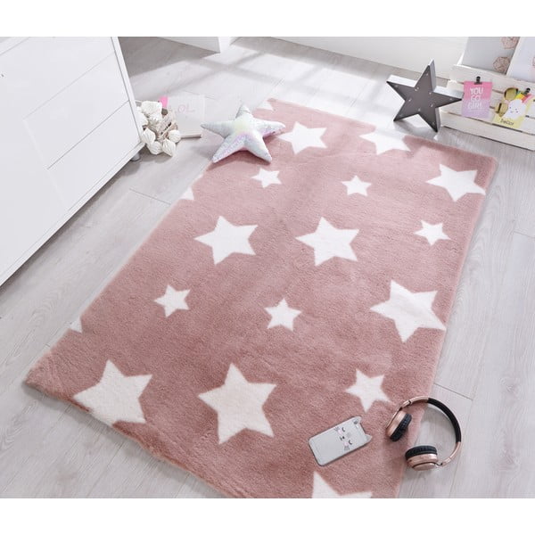 Tappeto rosa Twinkle, 90 x 150 cm - Flair Rugs