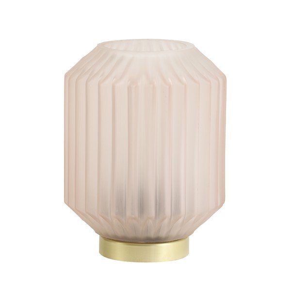 Lampada da tavolo rosa chiaro (altezza 17 cm) Ivot - Light & Living