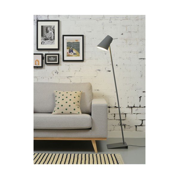 Lampada da terra grigia con paralume in metallo (altezza 140 cm) Cardiff - it's about RoMi-image-3