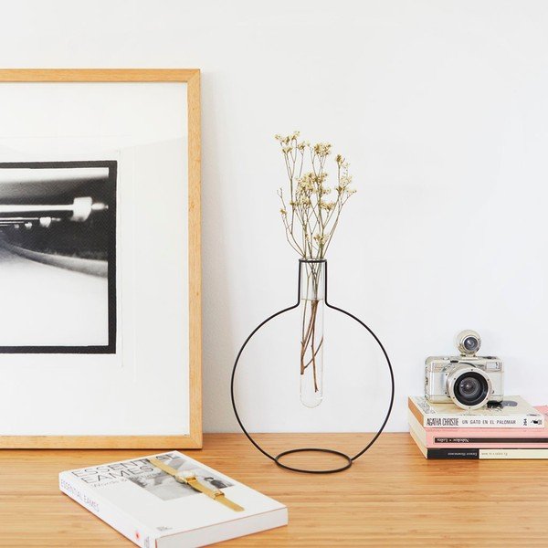 Vaso in vetro nero Silhouette - Balvi-image-1