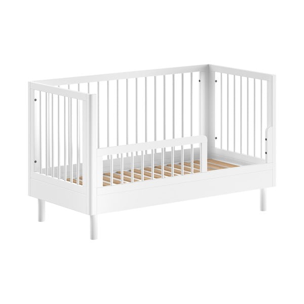 Lettino bianco in faggio massiccio 70x140 cm Forrest – Vipack-image-2