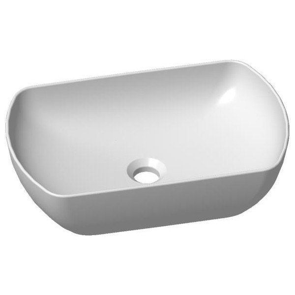 Lavabo in ceramica bianca 50x31 cm Kleo - STOLKAR