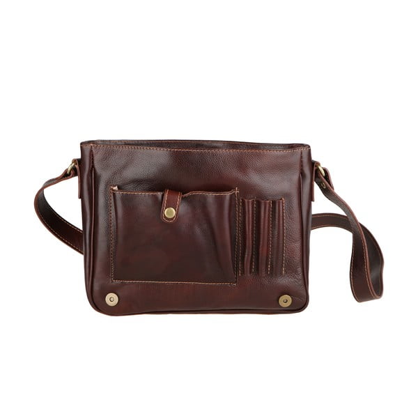 Borsa in pelle marrone Norma - Chicca Borse-image-3