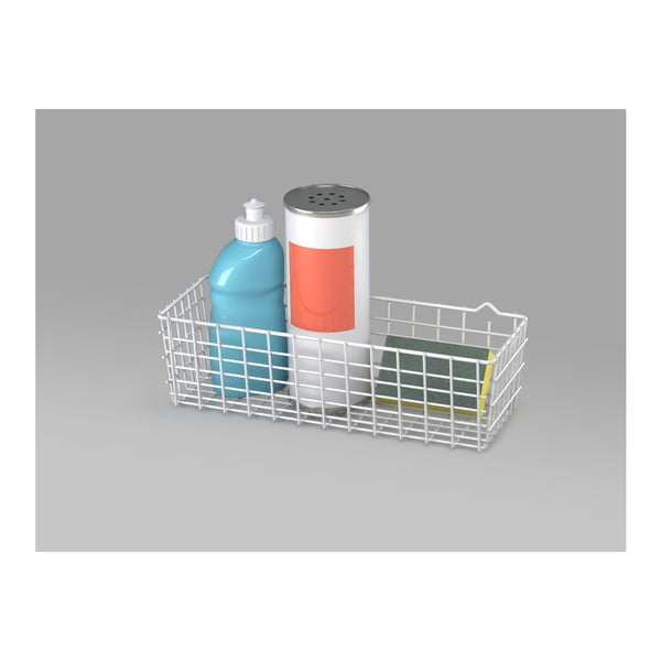 Cestino aggiuntivo bianco Pandino - Metaltex-image-3