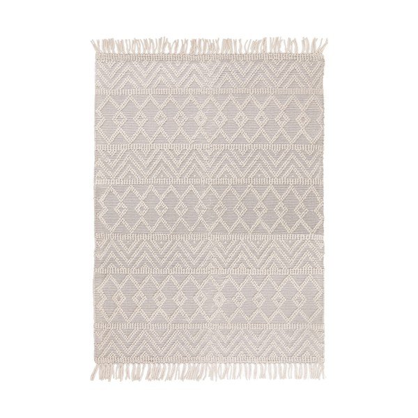 Tappeto in lana grigio chiaro 200x290 cm Asra - Asiatic Carpets