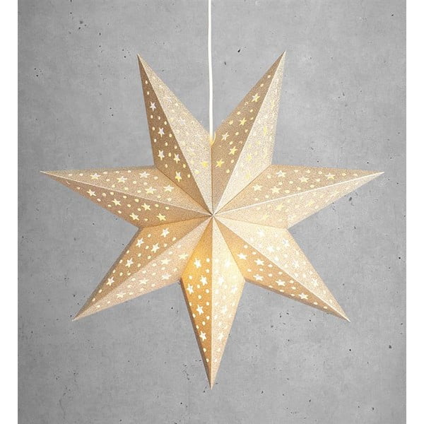 Decorazione luminosa con motivo natalizio in colore oro ø 45 cm Solvalla - Markslöjd-image-1